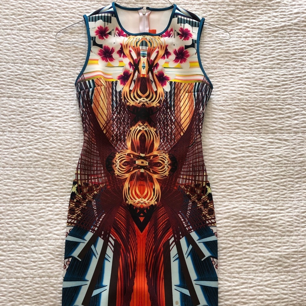 Clover Canyon multicolored print dress